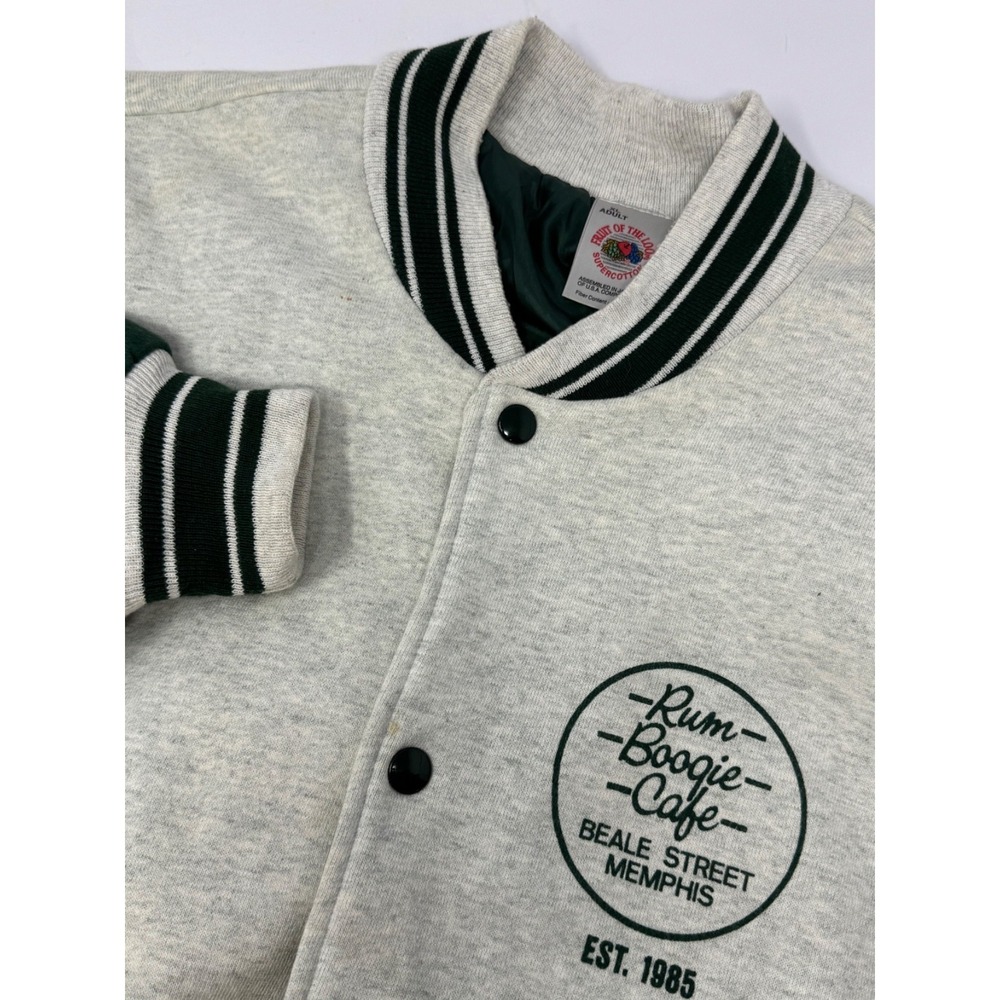 Fruit Of The Loom Adult Varsity Jacket Size XL Rum Boogie Cafe Memphis, TN L4